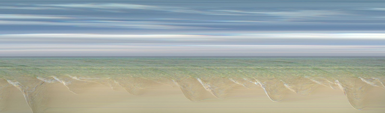 Jay Mark Johnson, COZUMEL WAVES #6, 2009 Cozumel MX
archival pigment on paper, mounted on aluminum, 40 x 136 in. (101.6 x 345.4 cm)