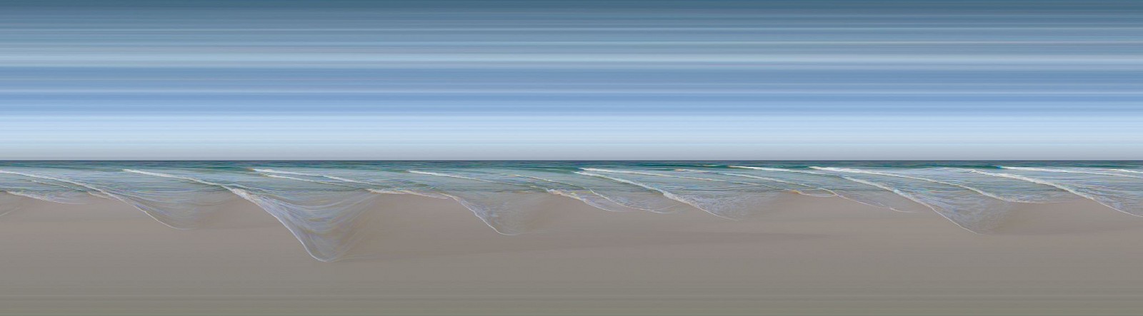 Jay Mark Johnson, COZUMEL WAVES #18, 2009 Cozumel MX
archival pigment on paper, mounted on aluminum, 40 x 144 in. (101.6 x 365.8 cm)