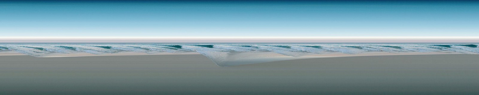 Jay Mark Johnson, SEAL ROCK WAVES #16, 2012 Australia
archival pigment on paper, mounted on aluminum, 40 x 200 in. (101.6 x 508 cm)