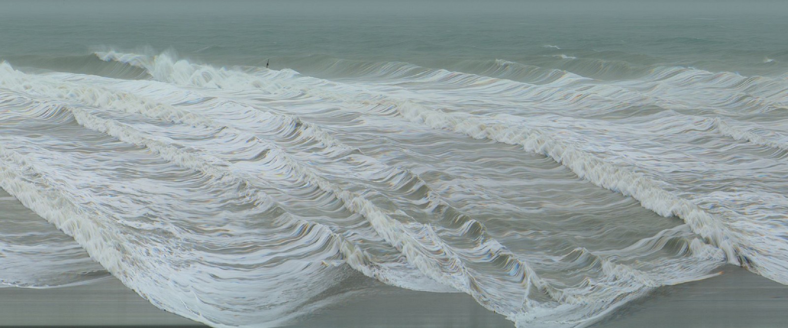 Jay Mark Johnson, STORM AT SEA #10, 2010 Malibu - Ventura CA
archival pigment on paper, mounted on aluminum, 40 x 96 in. (101.6 x 243.8 cm)