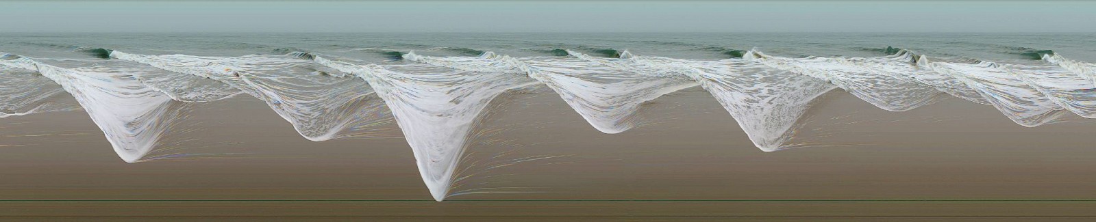 Jay Mark Johnson, VENICE BEACH WAVES 12, 2011 Venice Beach CA
archival pigment on paper, mounted on aluminum, 40 x 196 in. (101.6 x 497.8 cm)