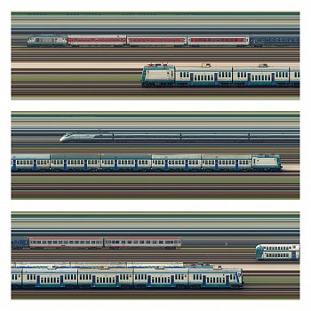 Italia: SPACETIME TRAINS 3, 2019 Los Angeles CA