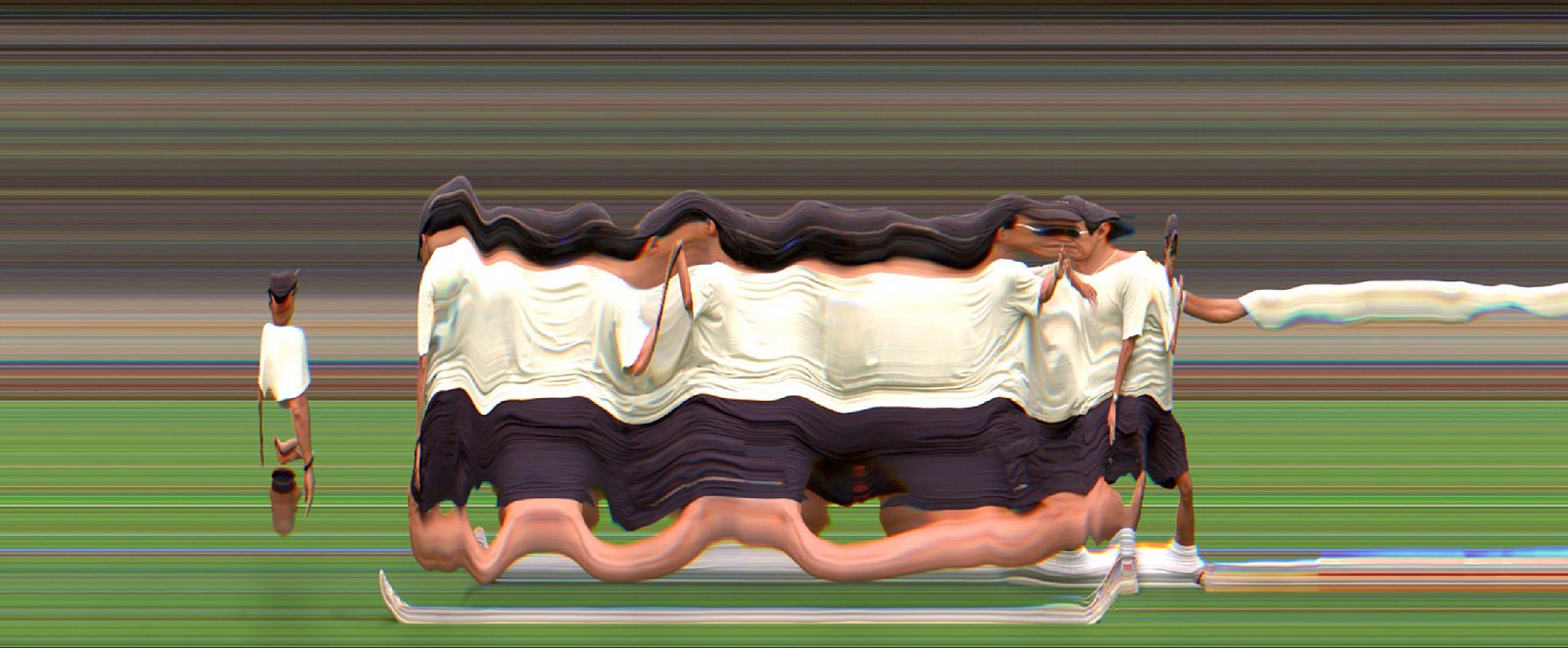 Jay Mark Johnson, TAICHI MOTION STUDY 116, 2005 Los Angeles CA
archival pigment on paper, mounted on aluminum, 40 x 97 in. (101.6 x 246.4 cm)