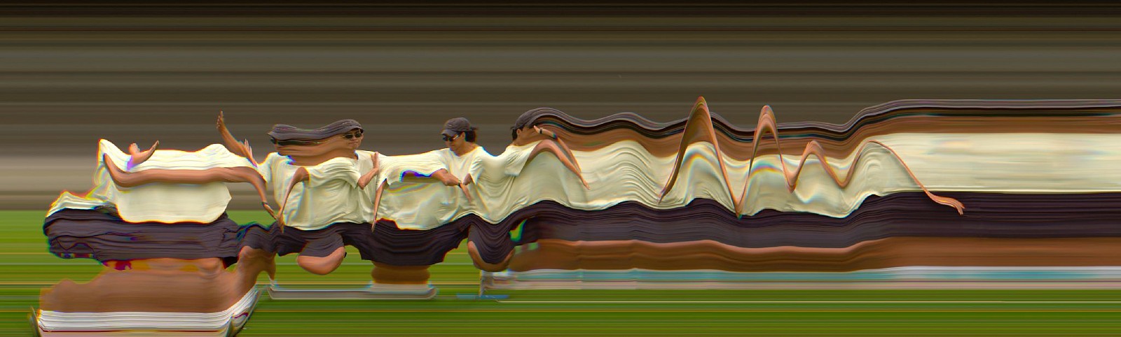 Jay Mark Johnson, TAICHI MOTION STUDY 158, 2005 Los Angeles CA
archival pigment on paper, mounted on aluminum, 40 x 132 in. (101.6 x 335.3 cm)