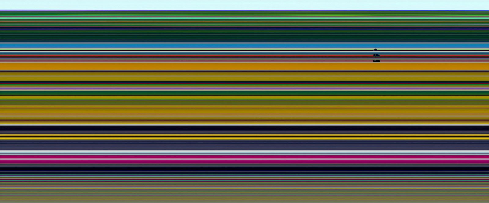 Jay Mark Johnson, LES PUCES DE MONTREUIL #2, 2008 Paris FR
archival pigment on paper, mounted on aluminum, 40 x 120 in. (101.6 x 304.8 cm)